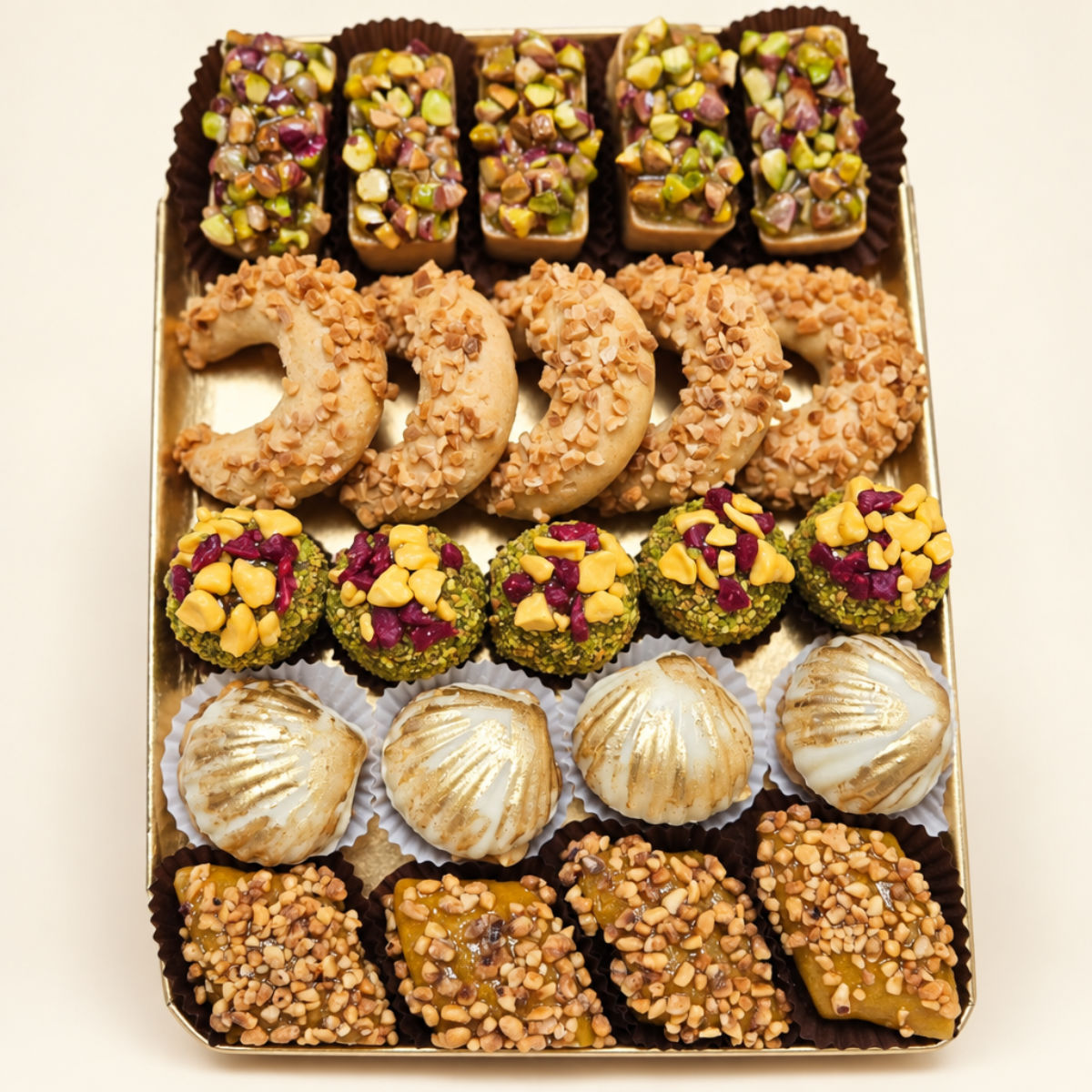 Assortiment de pâtisseries orientales – Savoureuses tentations, Saint-Michel-sur-Orge